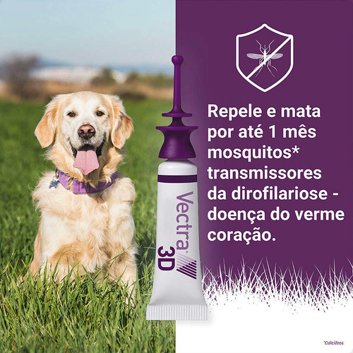 Vectra 3d Antipulgas E Carrapatos Ceva Para Cães 10 A 25kg