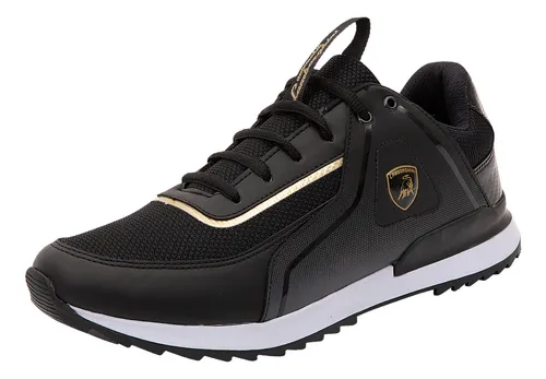 Tenis lamborghini negro precio sale