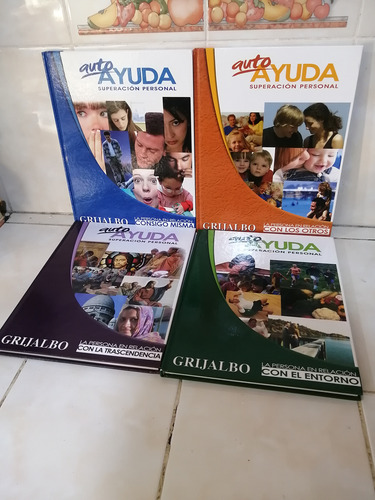 Libro Auto Ayuda Superación Personal. Tomos 1.2.3.4.grijalbo (Usado)