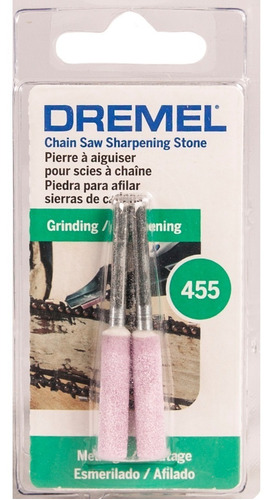 Dremel (a-455) Piedra Para Afilar Sierra 7/32 (par)