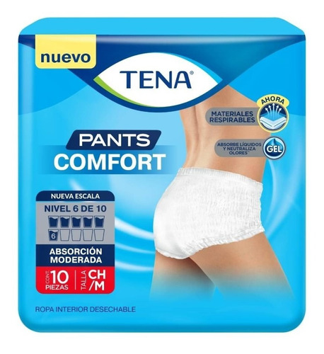 Pañal Para Adulto Tena Comfort Ropa Interior Talla Mediano