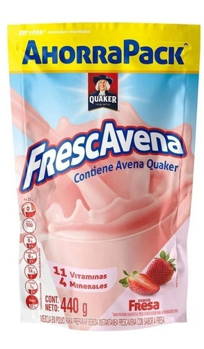 Quaker Frescavena Fresa 440 G