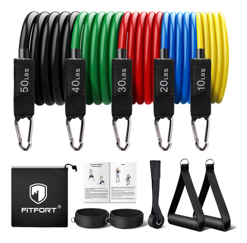 Cowin Elasticas De Resistencia Ejercicios 150 Lb, Muscular & Adelgazamiento Corporal, Tu Equipo De Gimnasio En Casa