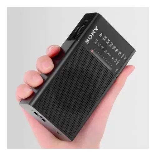 Rádio AM, FM Sony ICF-P36 ICF-P36 analógico portátil cor preto