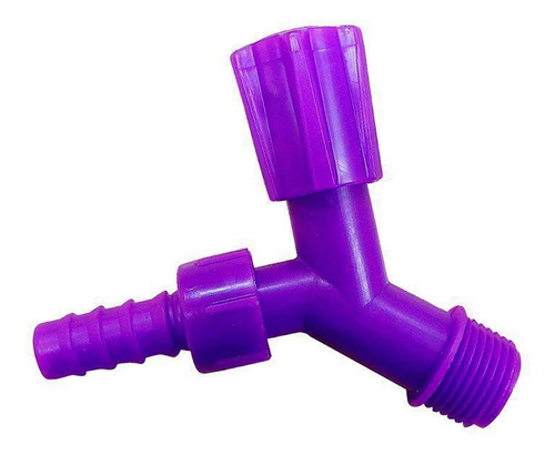 Torneira Para Tanque E Jardim Bico 3/4 Roxo Neon