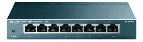 comprar Switch de Mesa Gigabit Tp-link Tl-sg108 Com 8 Portas 10\u002F100\u002F1000mbps