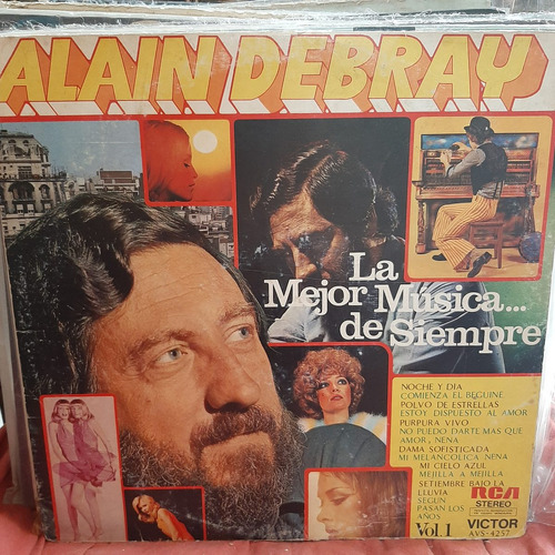 Vinilo Alain Debray La Mejor Musica De Siempre O2