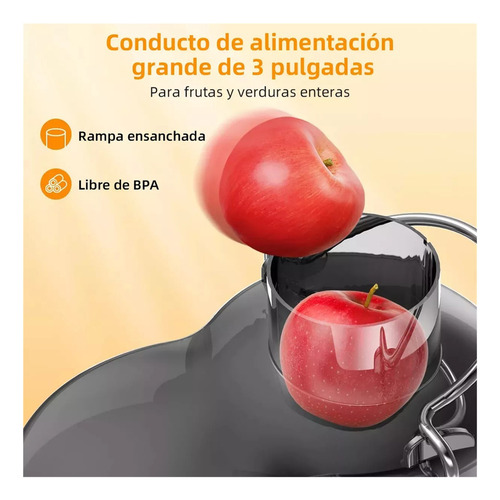 Extractor De Jugos Automatico P Frutas Y Verduras Acero,x