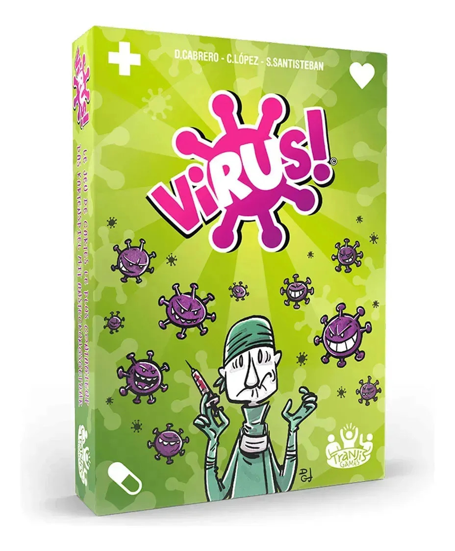 Tranjis Games El Juego De Cartas Más Contagioso Virus! 8+ Años En Cartulina