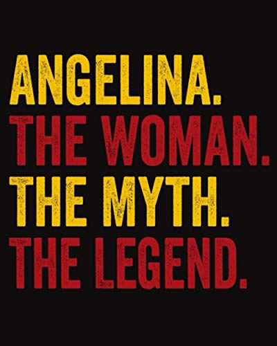 Angelina The Woman The Myth The Legend: Regalo De Cuaderno P