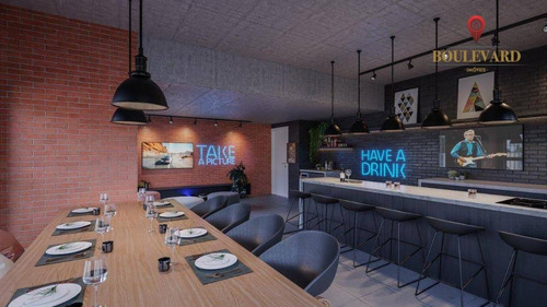 Imagem 8 de 19 de Apartamento No Take Urban Habitat, Com 1 Dormitório À Venda Por R$ 217.900 - Centro - Curitiba/pr - Ap0370