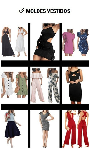 Patrones Y Moldes De Ropa Para Mujeres, Hombres Y Niños