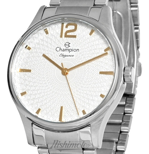 Relogio Champion Pulseira Aço Feminino Prova D'agua Original