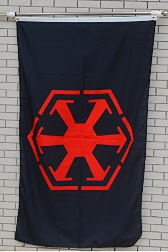 Fyon Gran Bandera Imperio Sith Bandera 3x5ft.