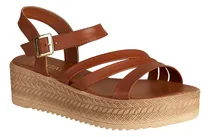 Comprar Plataforma Mujer Castalia 329-88 Tan Patron En La Plataforma