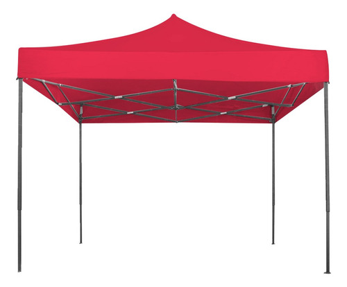 Toldo Rojo Plegable Retractil 3mts X 3mts/fácil Instalación 