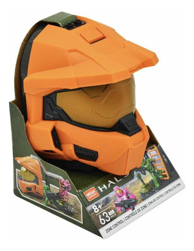 Halo Zona De Control Casco Con Figuras 63 Pz Mega Construx