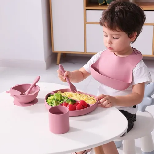 Set De Alimentación 6 Piezas Para Bebes Y Niños