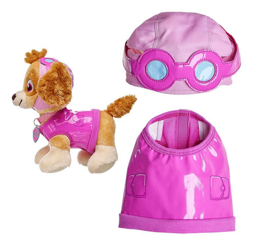 Chaleco Con Sombrero Skye Paw Patrol Build-a-bear Color Multicolor