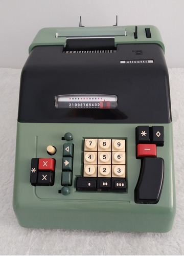 Antigua Calculadora Multisumma 22 Olivetti Año 1958. Vintage