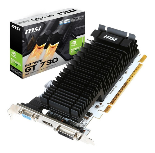 Placa Video Msi Geforce Gt 730 2gd3h Lp Low Profile 2gb Ddr3
