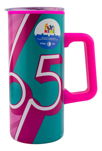 Termo Doble Pared Barbie 65 Aniversario 500 Ml Color 500 ml Con Asa