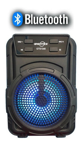 Imagen 1 de 2 de Reproductor Corneta Musica Portatil Bluetooth Usb Sd Radio