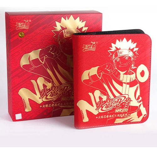 Binder Oficial De Cuero Para Cards De Naruto Shippuden Kayou