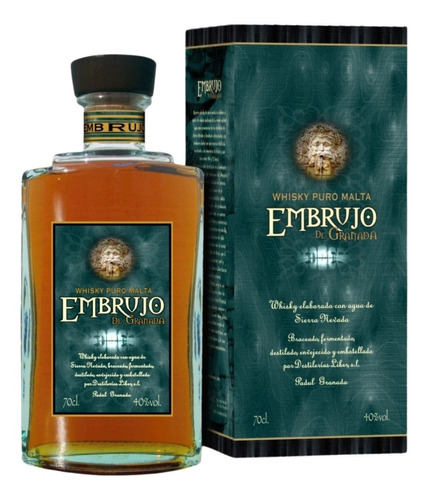 Whisky Embrujo De Granada Single Malt Español 700ml