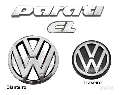 Kit Emblemas Parati Cl - Quadrada 1991 À 1995