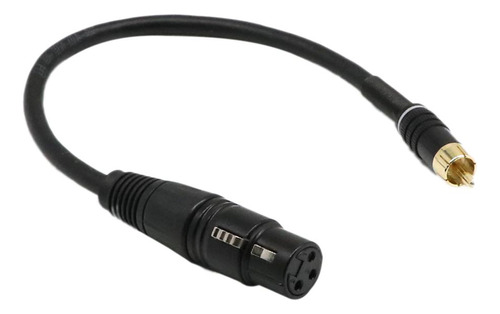 1 Pieza Xlr 3 Pin A Rca Cable Accesorios De Sonido Conector