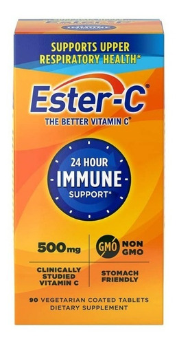 Ester-c Vitamina C  500mg 90 Tabletas Premium Inmunidad C24