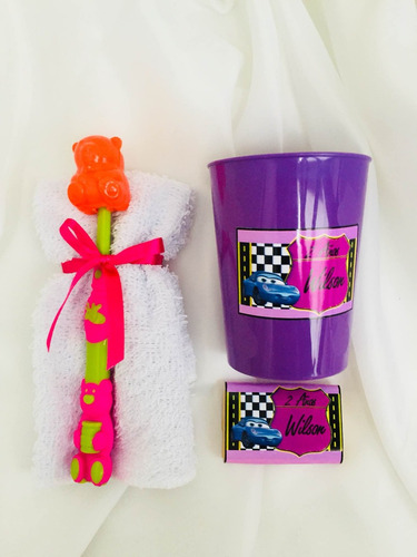 12 Sorpresas Fiesta Infantil Kit Aseo Personalizado