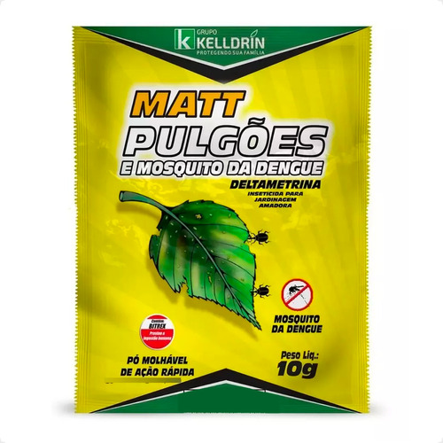 Matt PuLGões E Mosquito Da Dengue Kelldrin Inseticida - 10 G