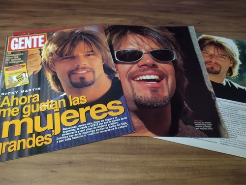 (rt804) Ricky Martin * Tapa Revista + 4 Paginas * 1996