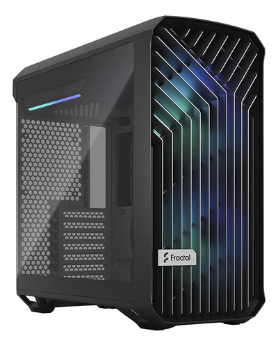 Fractal Design Torrent Compact Rgb Black Tg Light Vidrio Templado Alto Flujo De Aire Atx Estuche Para Computadora