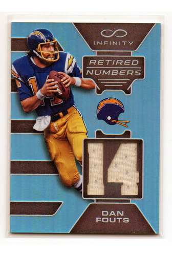 2016 Infinity Retired Numbers Jersey /88 Dan Fouts Chargers 