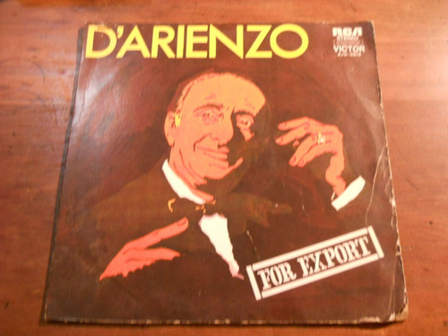 D Arienzo Y Su Orquesta Tipica. For Export. Rca Victor.