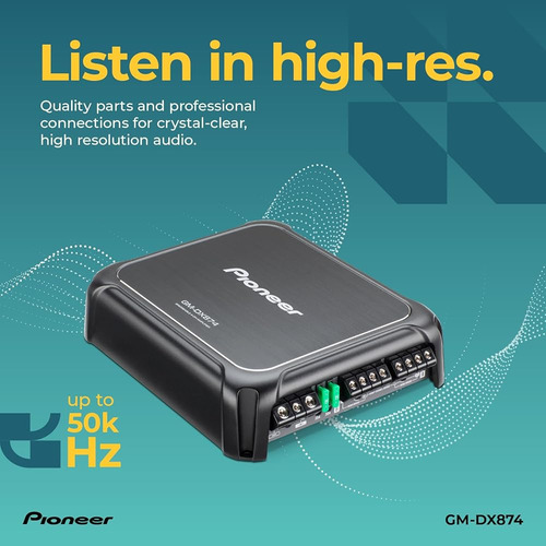 Pioneer Gm-dx874 Amplificador De 1.200 Vatios Clase D, Ampli