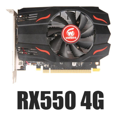 Tarjeta Video Grafica Amd Radeon Rx550 4gb Gddr5 Original
