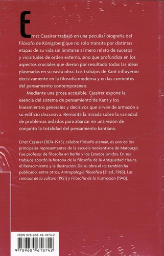 Kant Vida Y Doctrina (201) - Cassirer, Ernst