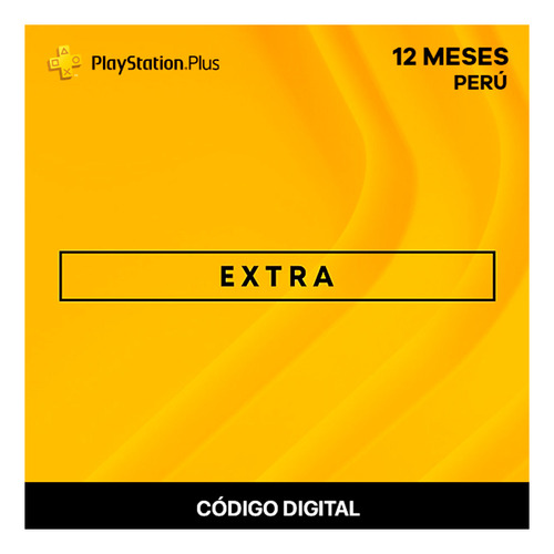 Playstation Plus Extra 12 Meses Peru (codigo Digital)
