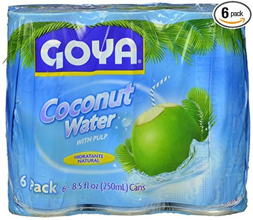 Agua De Coco Goya, 8,4 Onzas (paquete De 6)