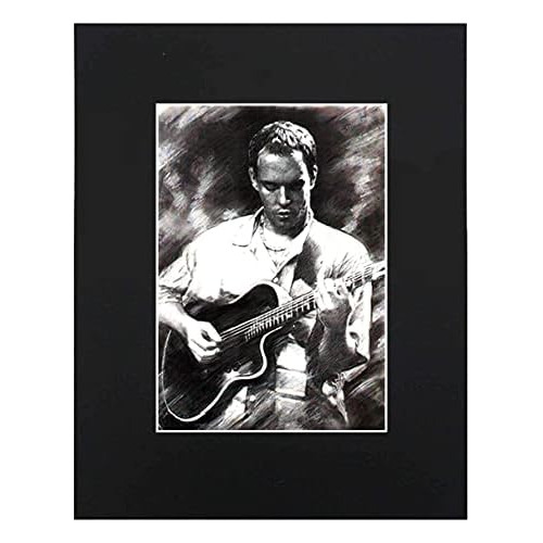 Retrato De Guitarra De Dave Matthews Band Arte Impresio...