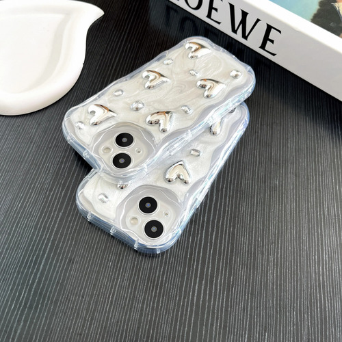 Funda Para iPhone Uso Rudo Preciosa 3d Con Forma De Corazón