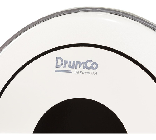 Parche Para Batería Oil Power Dot De 10 Dr-10dpobpd Drumco Color Transparente