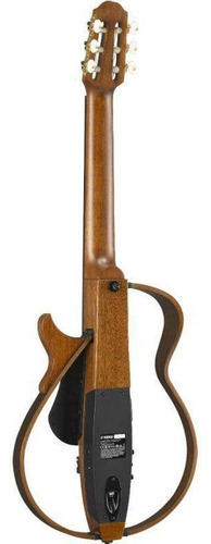Violão Elétrico Yamaha Silent Slg200 Nw Natural Vazado Nylon
