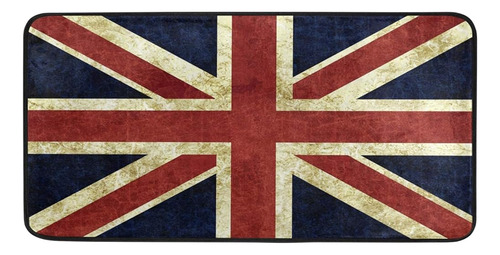 ~? Alaza Vintage Union Jack British Flag Antislip Kitchen Fl