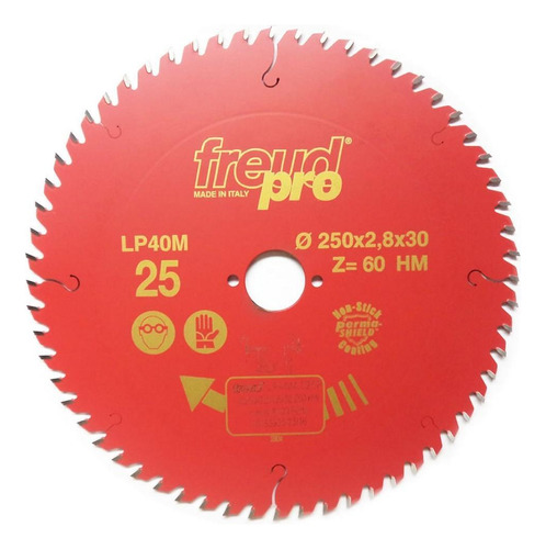 Disco De Serra 250mm 60d P/madeira Lp40m-025 Freud Fr23w003t