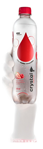 Água Saborizada Com Gás Frutas Vermelhas Crystal 510ml 12x